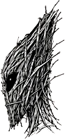 Ginen totem illustration, side profile